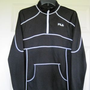 Fila sport 1/4 zip up pullover size M